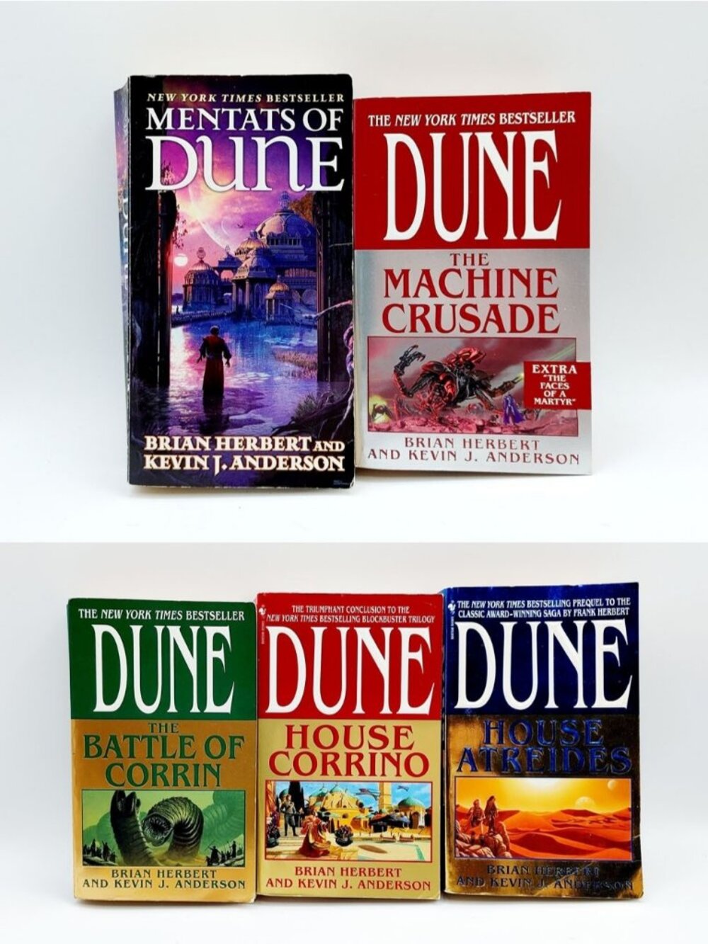 DUNE Paperback Books Lot of 5 Brian Herbert & Kevin J Anderson